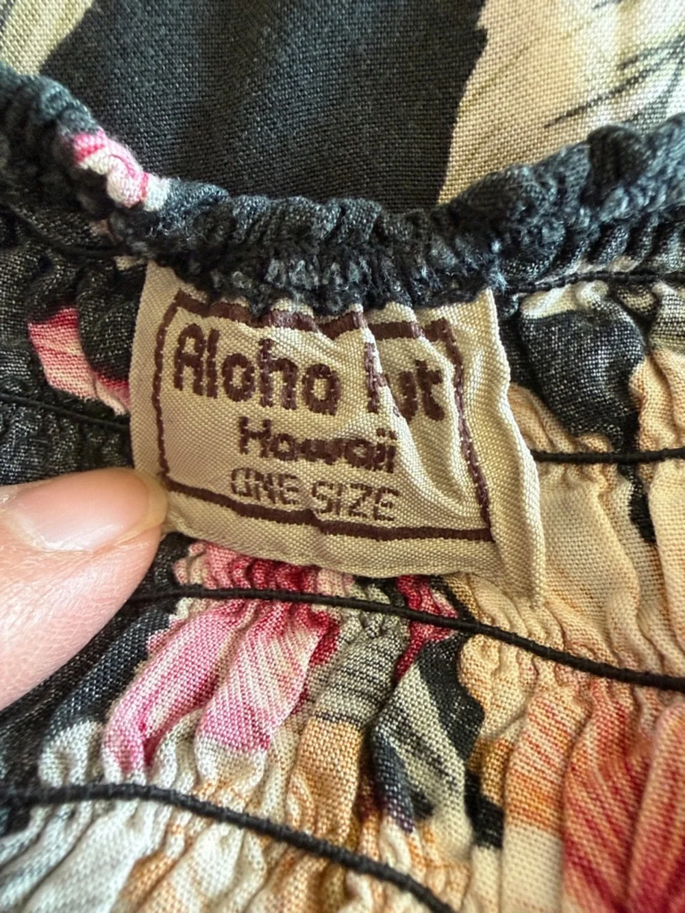 Aloha Hut Sleeveless Floral Maxi Dress with Pink & Yellow Blooms